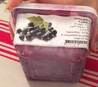 Sorbet Plein Fruit Cassis