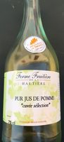 Pur jus de pommes cuvée sélection