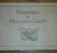 Morceaux de marrons glacés