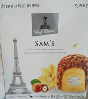 Sam's glace vanille meringue praliné