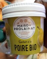 Sorbet poire bio