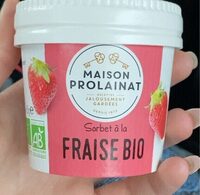 Sorbet fraise bio