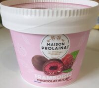 Framboises chocolat au lait