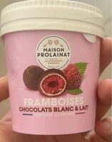 Framboises chocolat blanc & lait