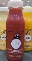 Jus orange pamplemousse framboise
