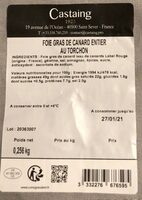 Foie gras de canard entier zu torchon