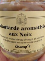 Moutarde aromatisée aux noix