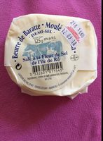 Beurre de baratte demi sel