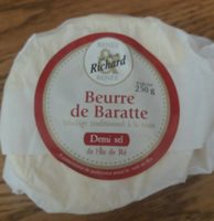 Beurre de baratte demi sel
