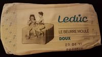 Le beurre moulé doux