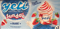 Sundae fraise