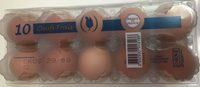 10 oeufs frais