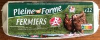 12 oeufs fermiers moyen Label Rouge