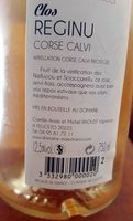 Clos Reginu Corse Calvi