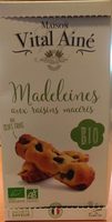 Madeleines aux raisins macéré bio