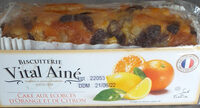 Cake écorces orange/citron Vital Aîné