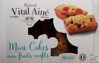Mini Cakes aux fruits confits