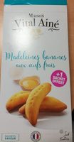 Madeleines Bananes aux Œufs Frais