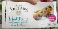 Madeleines aux raisins sec maceres dans du rhum