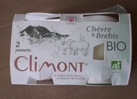 Yaourt Climont chèvre et brebis