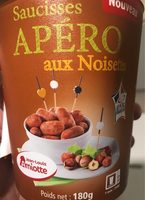 Saucisses apero aux noisettes