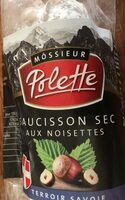 Saucisson sec aux noisettes