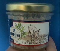 Terrine au foie de porc et aux baies de myrtes