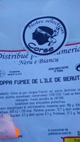 Coppa fumée de l'île de beauté