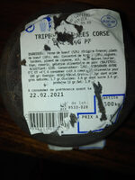 Tripes cuisinées corse