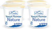 Yaourt nature fermier