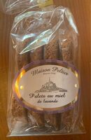 Palets au miel de lavande