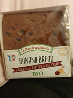 Banana bread au Miel & aux pépites de chocolat