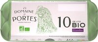 Oeuf Domaine De Portes Bio X10