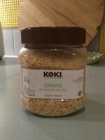 Grains de noisettes décortiquées grillées