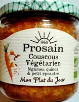Couscous végétarien légumes quinoa petit épeautre