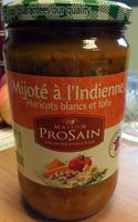Mijoté à l’indienne haricots blancs et tofu