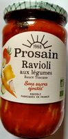Ravioli aux légumes sauce toscane