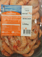 Les Crevettes Entières-cuites