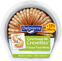 Couronne de crevettes sauce Fine Herbes + 10% OFFERT