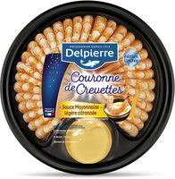 Couronne de crevettes sauce mayonnaise légère citronnée