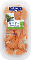 Queues de crevettes bio
