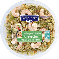 Salade céréales & crevettes