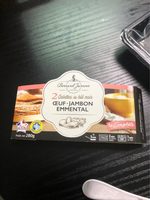 2 galettes de blé noir oeuf jambon emmental