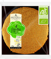 4 galettes de blé noir bio