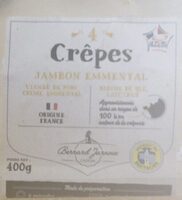 Crêpes jambon emmental