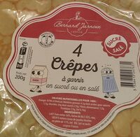 4 Crêpes à garnir