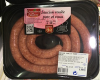 Saucisse roulée porc et veau