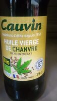 Huile vierge de chanvre
