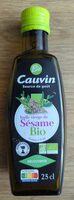 CAUVIN - Huile vierge de sésame grillé BIO