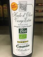 Huile d'olive vierge extra bio cauvin